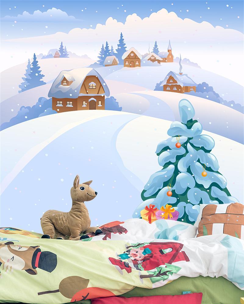 3D Snow Gift Box 180 Wallpaper AJ Wallpaper