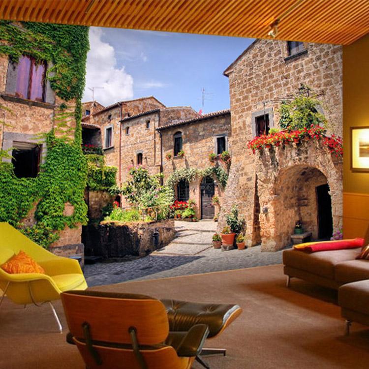 3D Brick House 106 Wallpaper AJ Wallpaper