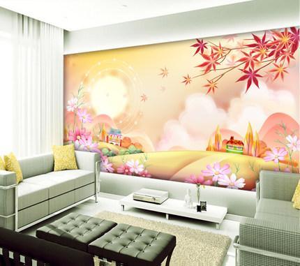 3D Maple Leaf Flowers 133 Wallpaper AJ Wallpaper