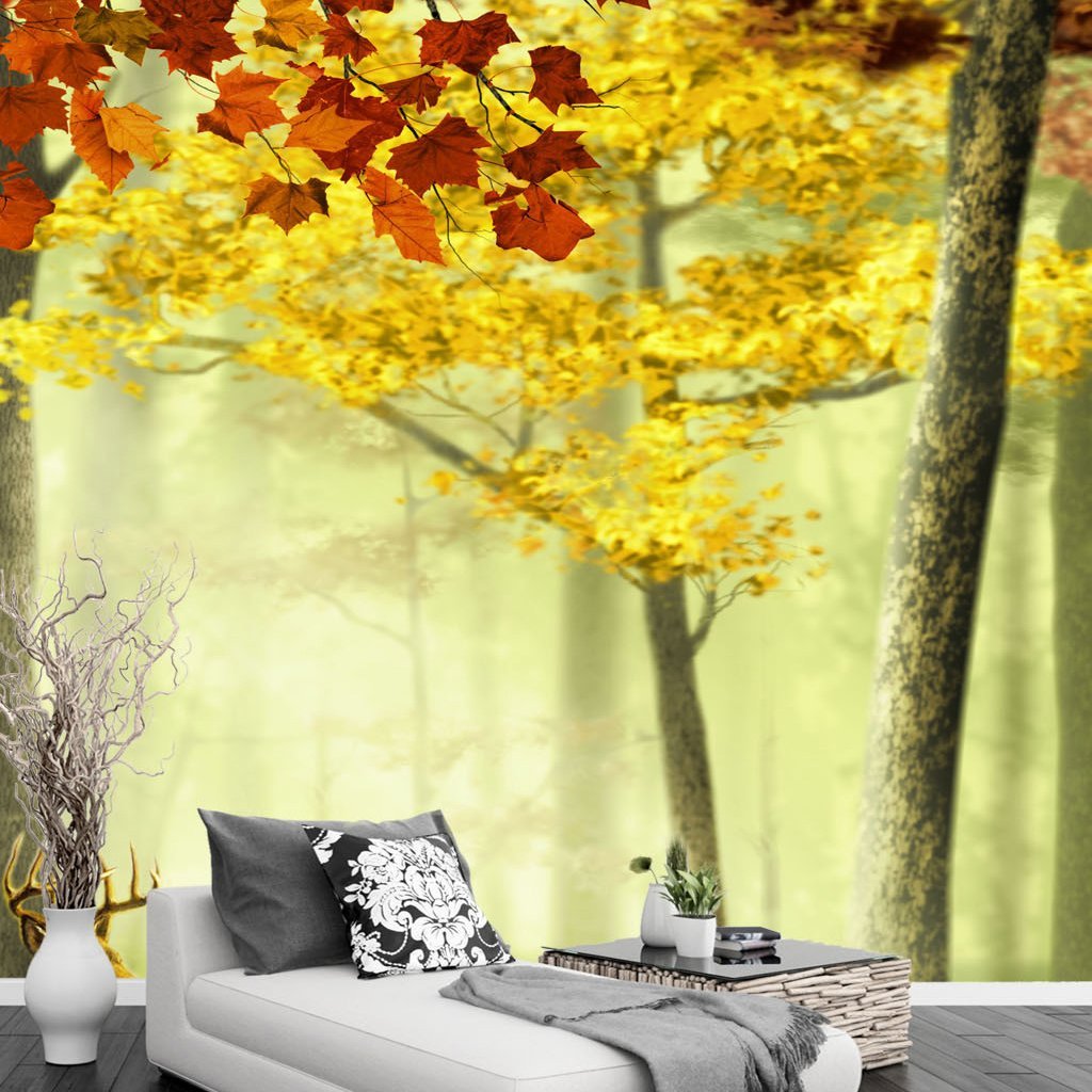 3D Maple Deer 090 Wallpaper AJ Wallpaper