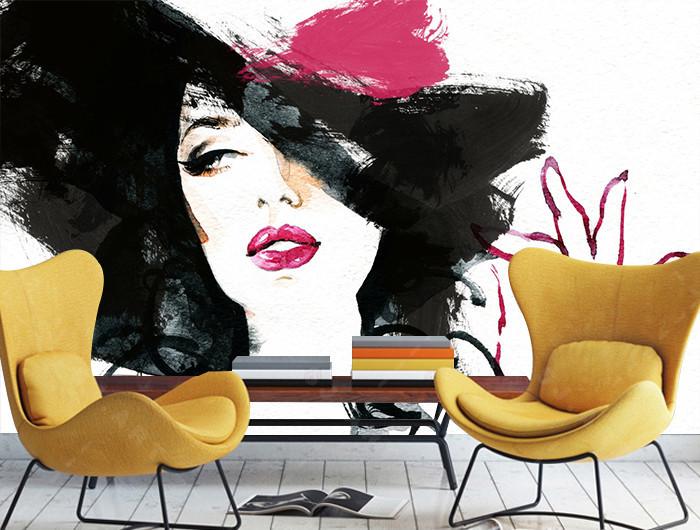 3D Charming Girl Hat 644 Wallpaper AJ Wallpaper