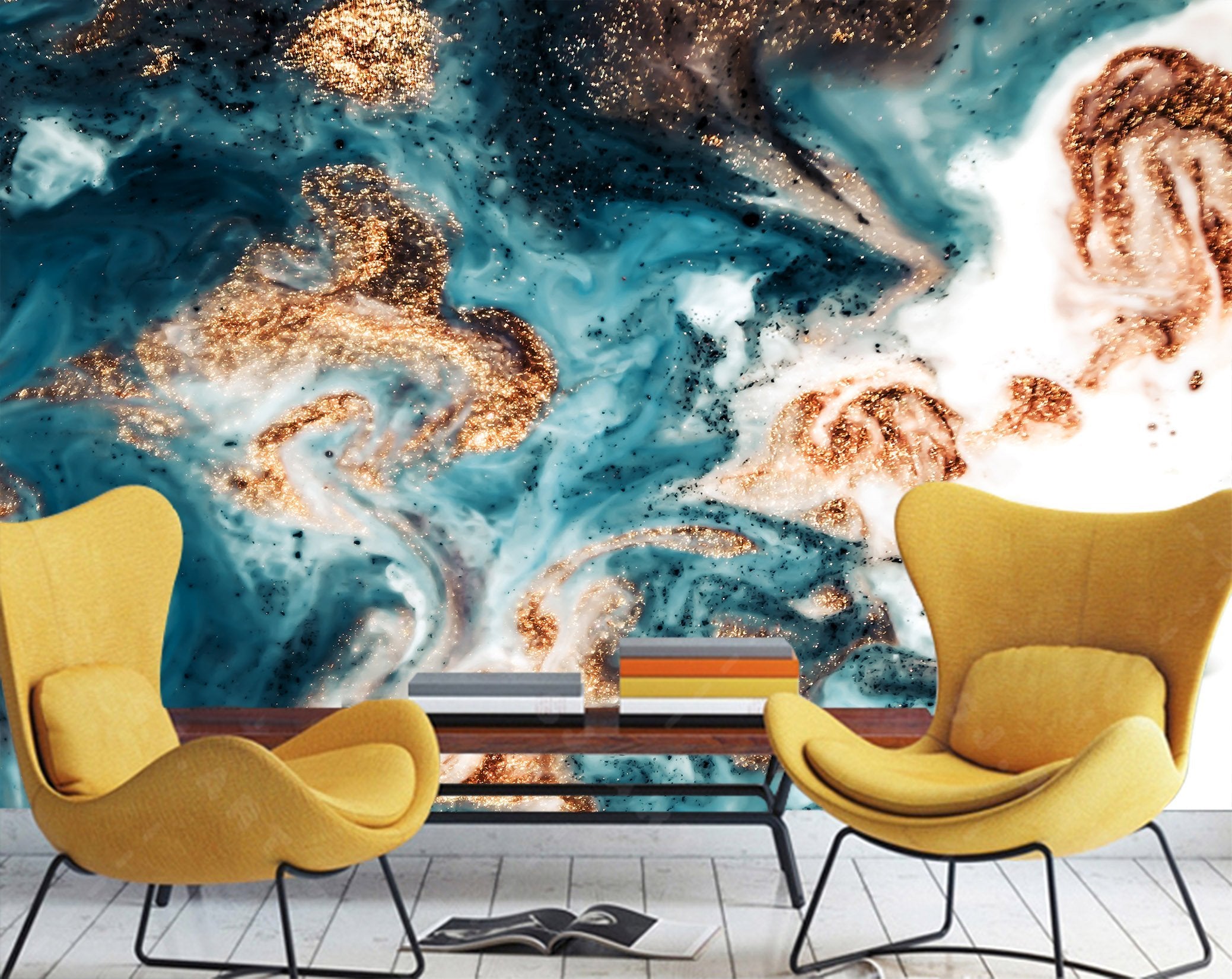 3D Abstract Blue Irregularity 57 Wallpaper AJ Wallpaper