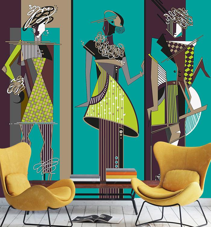 3D Graffiti Girl 542 Wallpaper AJ Wallpaper 2