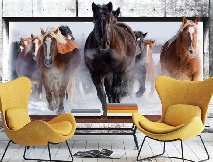 3D Galloping Horse 89 Wallpaper AJ Wallpaper