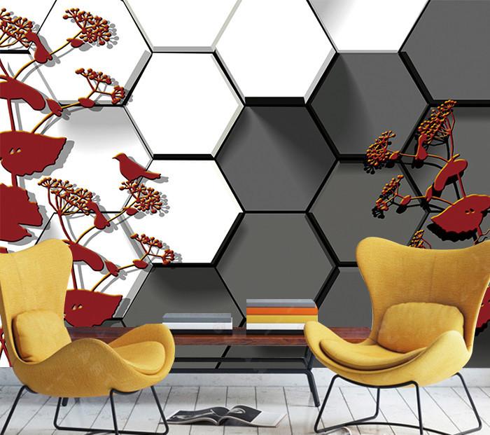 3D Flower Pattern 577 Wallpaper AJ Wallpaper