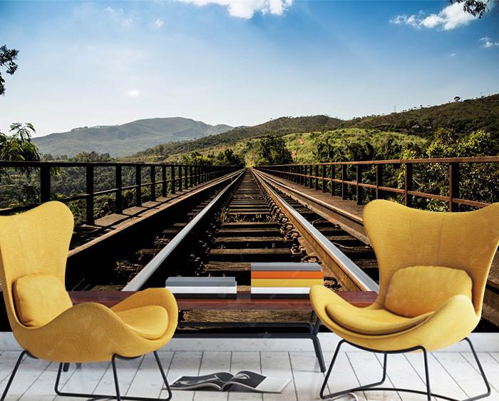 3D Railway Bridge 654 Wallpaper AJ Wallpaper