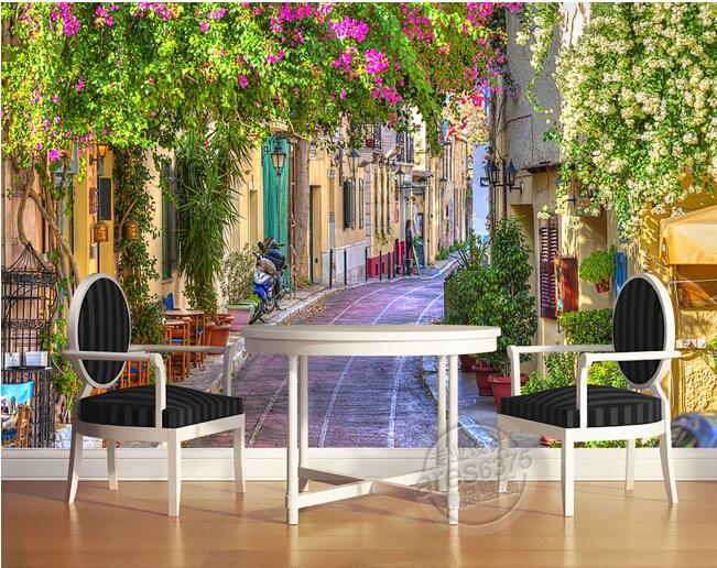 3D Alley Rattan 075 Wallpaper AJ Wallpaper