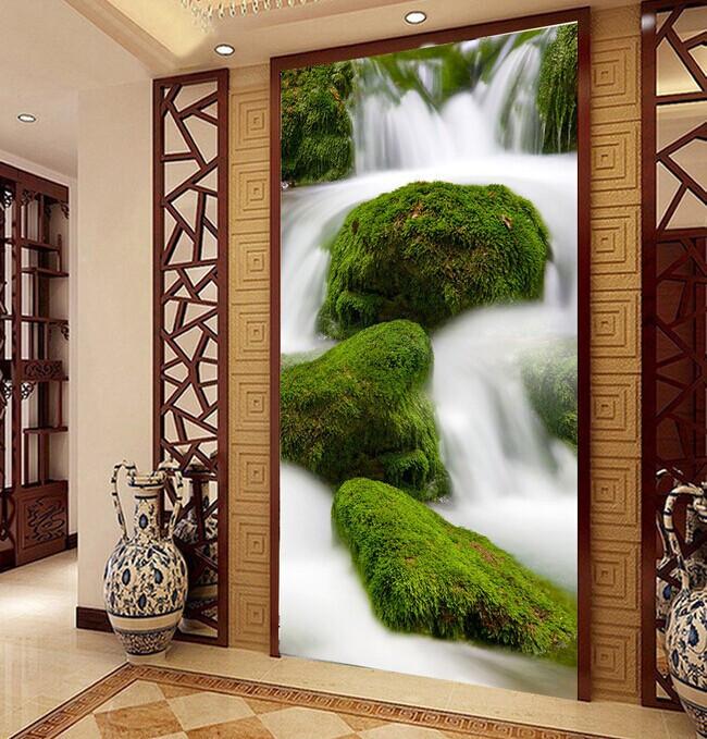 Mossy Stones Wallpaper AJ Wallpaper