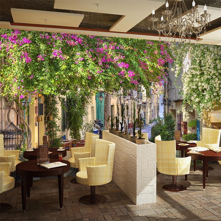 3D Alley Rattan 075 Wallpaper AJ Wallpaper