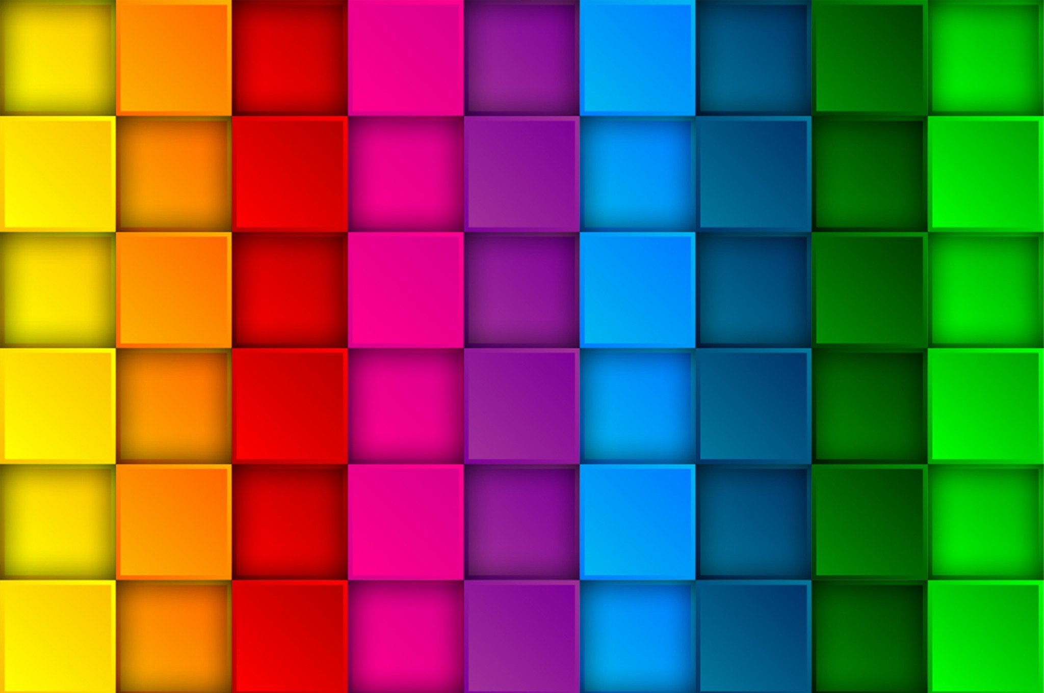 Fashion Color Squares Wallpaper AJ Wallpaper