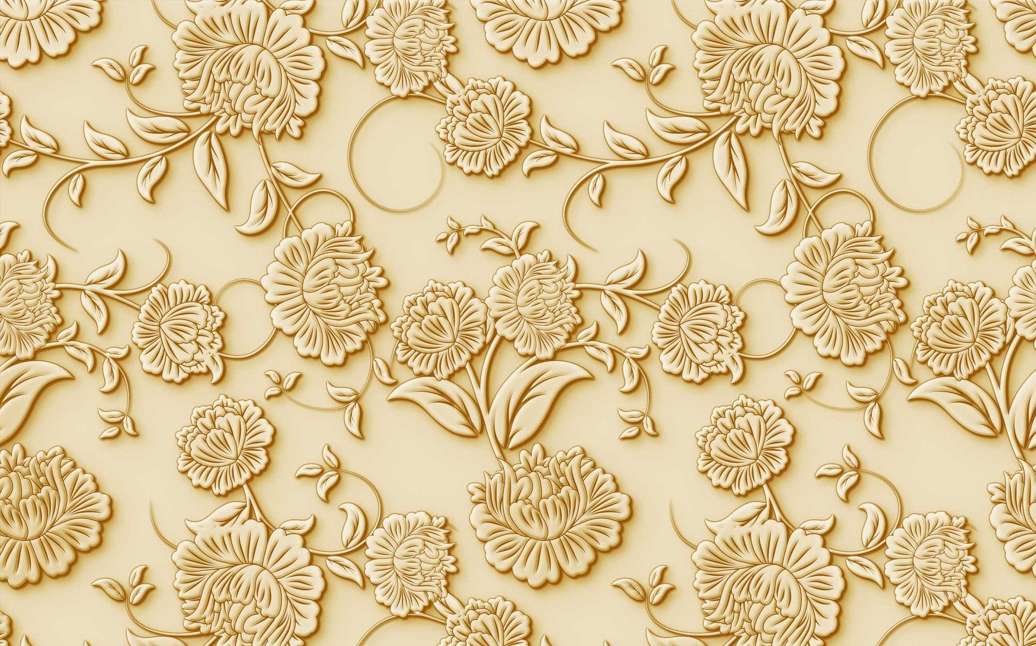 Elegant Flower Patterns Wallpaper AJ Wallpaper