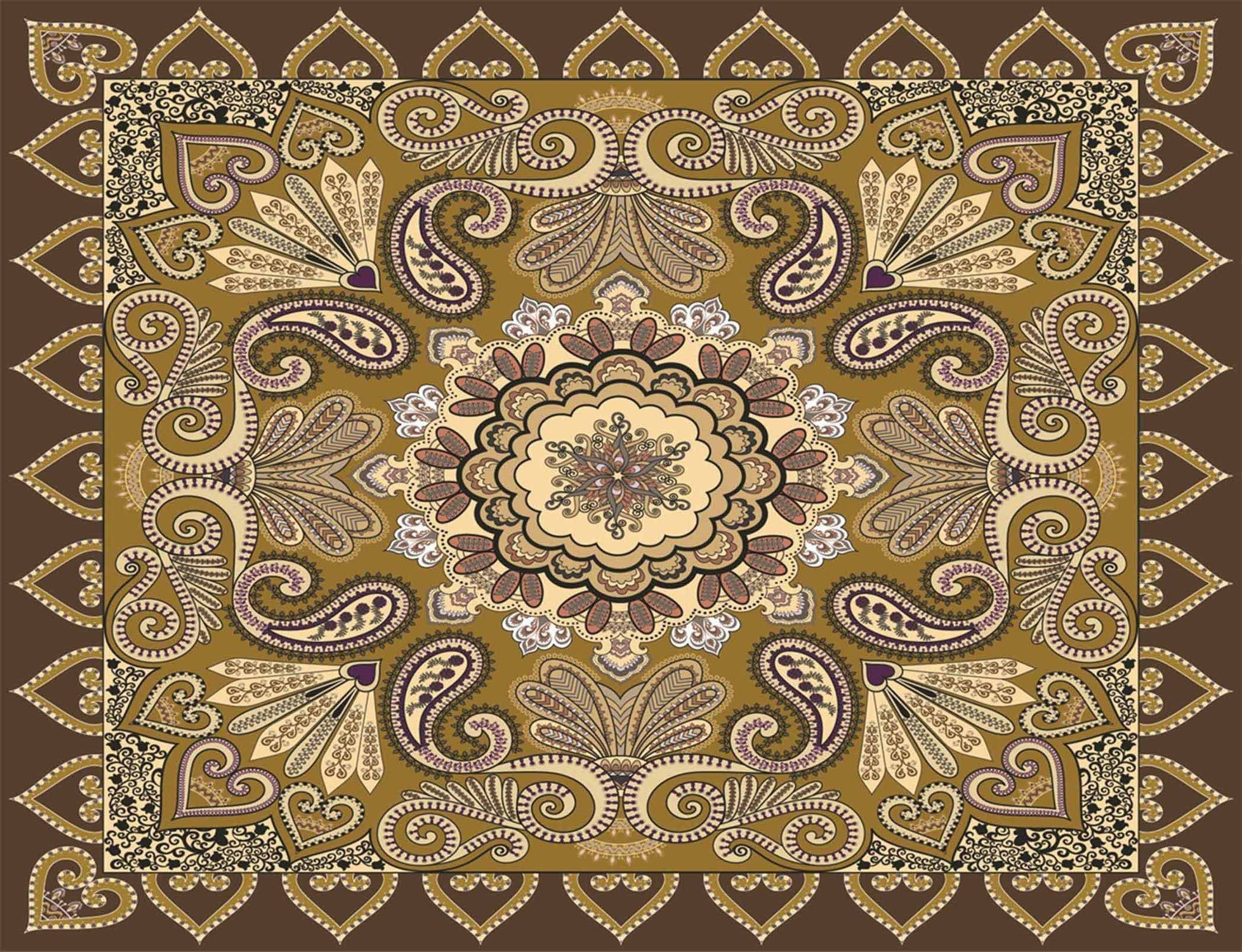 3D Elegant Pattern 522 Kitchen Mat Floor Mural Wallpaper AJ Wallpaper