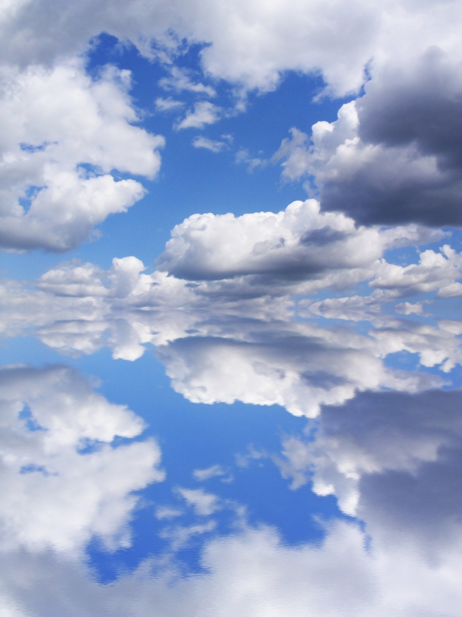 3D Calm Sea White Clouds 1010 Stair Risers Wallpaper AJ Wallpaper