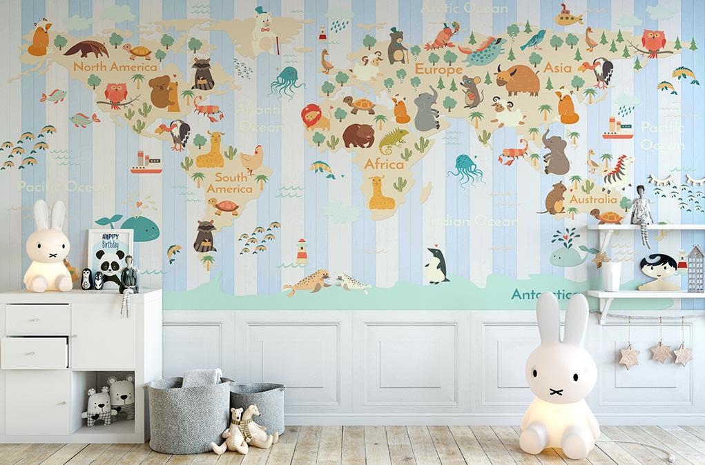 3D Cartoon Map 238 Wallpaper AJ Wallpaper