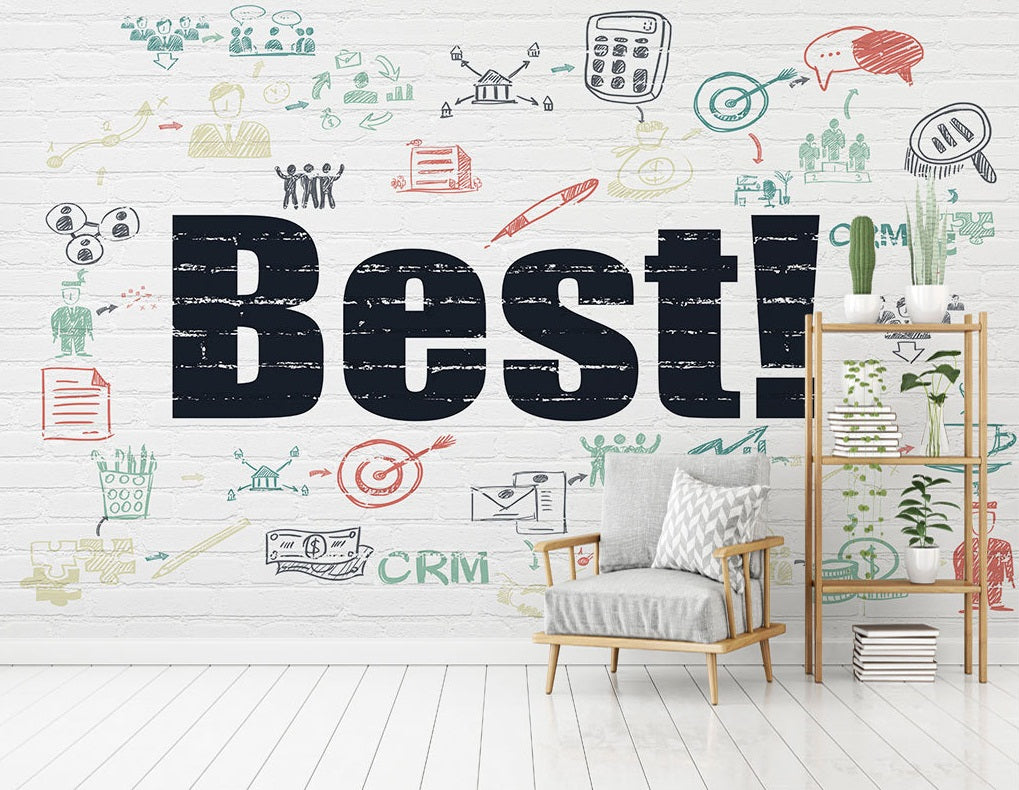 3D Color Painting WC519 Wall Murals