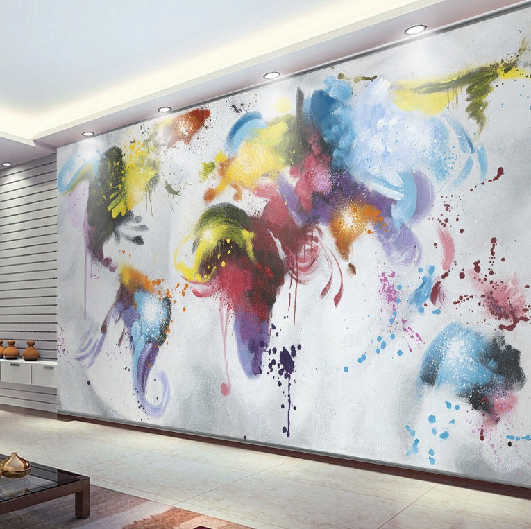 3D Color Graffiti 2030 Wall Murals