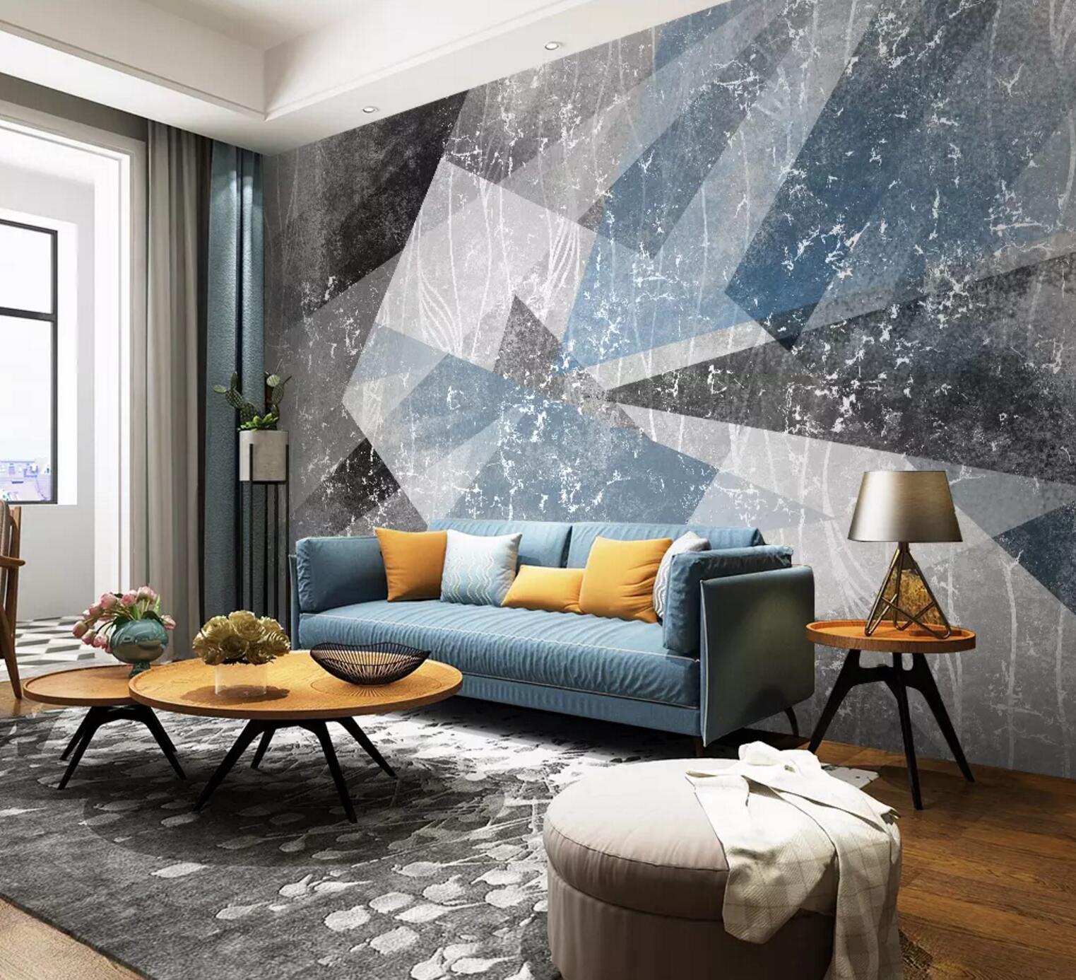 3D Transparent Diamond WC777 Wall Murals