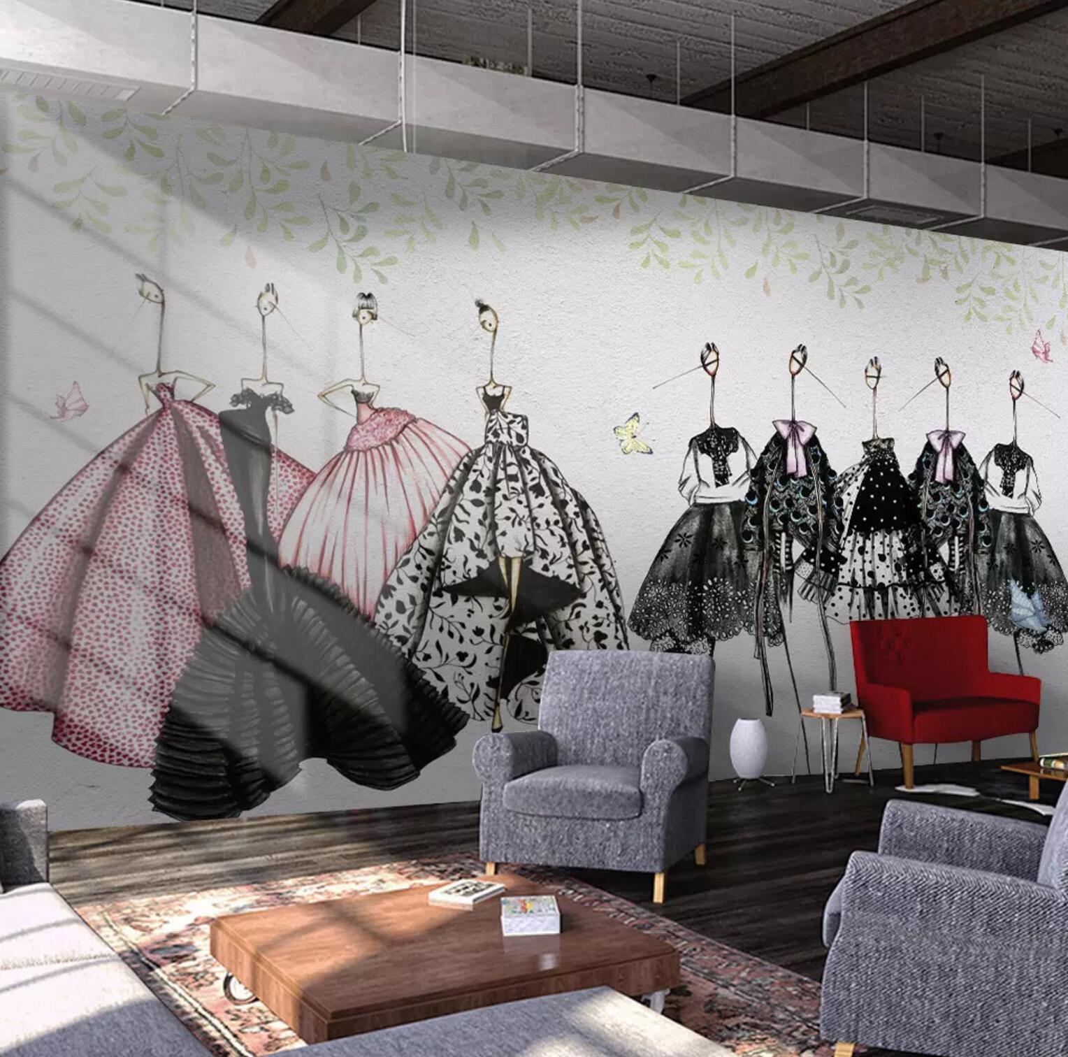 3D Clothes Butterfly 103 Wallpaper AJ Wallpaper