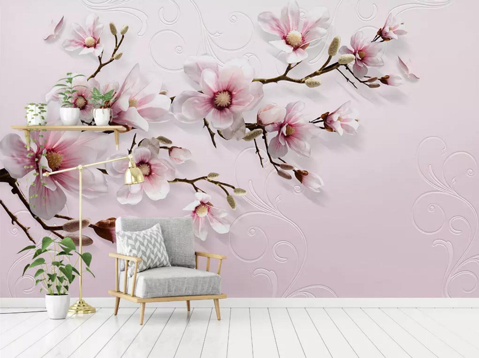 3D Flower Decoration 279 Wallpaper AJ Wallpaper