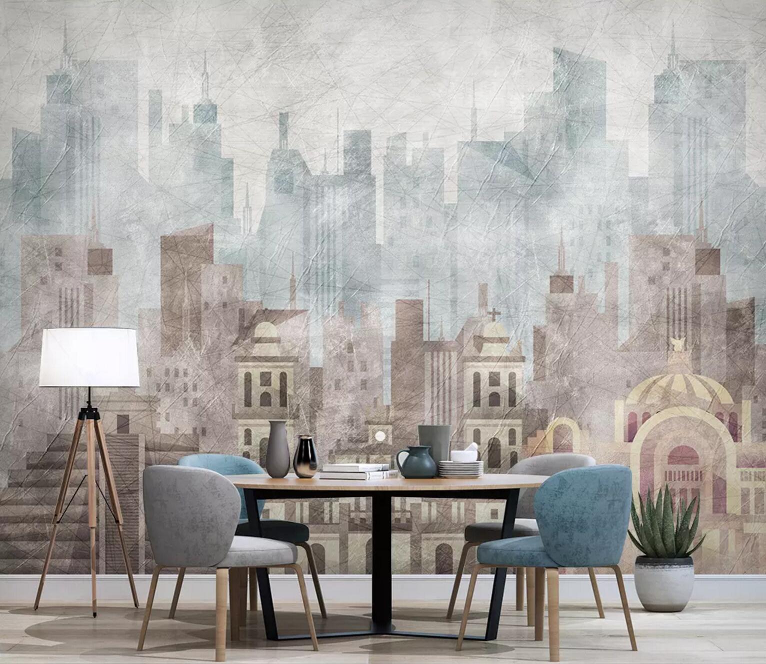 3D New York City WC714 Wall Murals