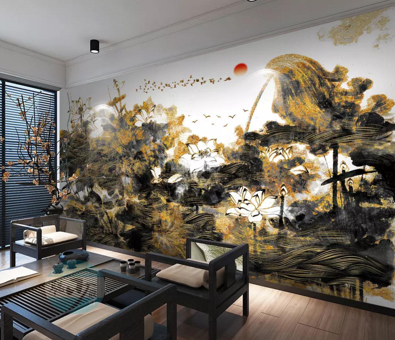 3D Doodle Lotus 241 Wallpaper AJ Wallpaper