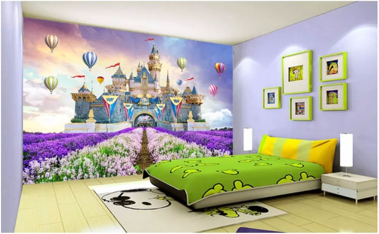 3D Color Castle 2019 Wall Murals