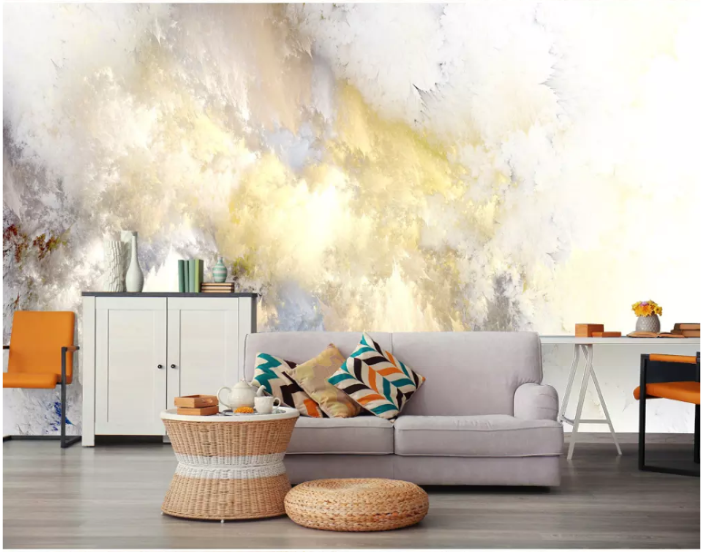 3D Yellow Pattern 2117 Wall Murals