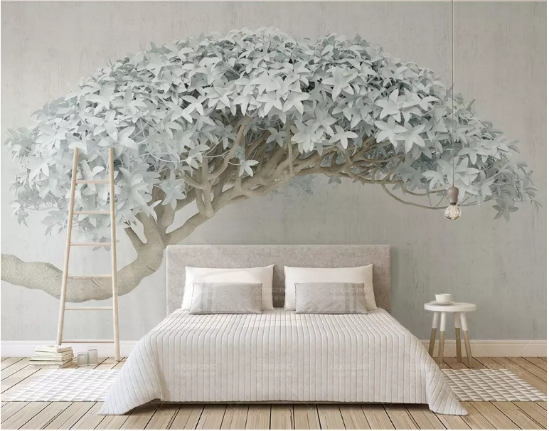 3D Branch Flower 2136 Wall Murals