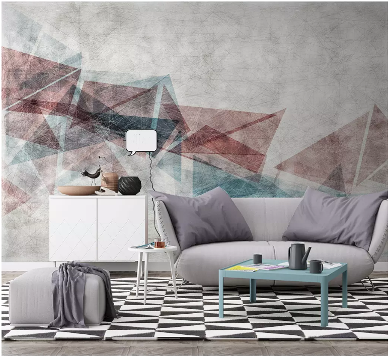 3D Transparent Geometry 2128 Wall Murals
