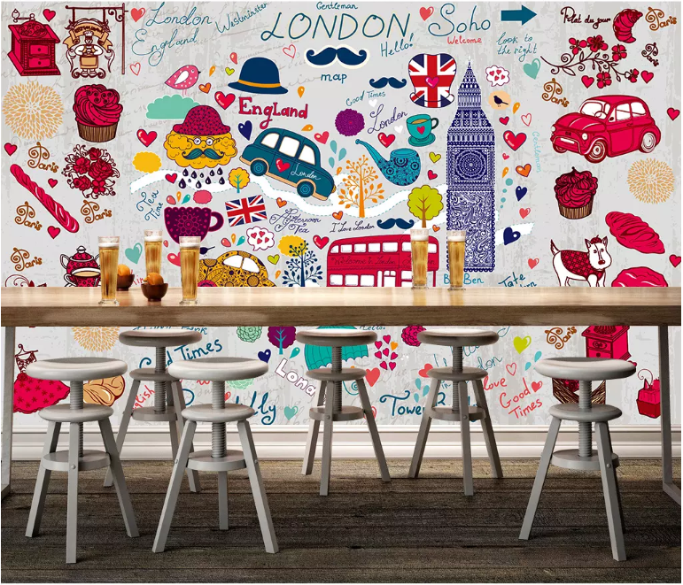 3D Car City 2015 Wall Murals