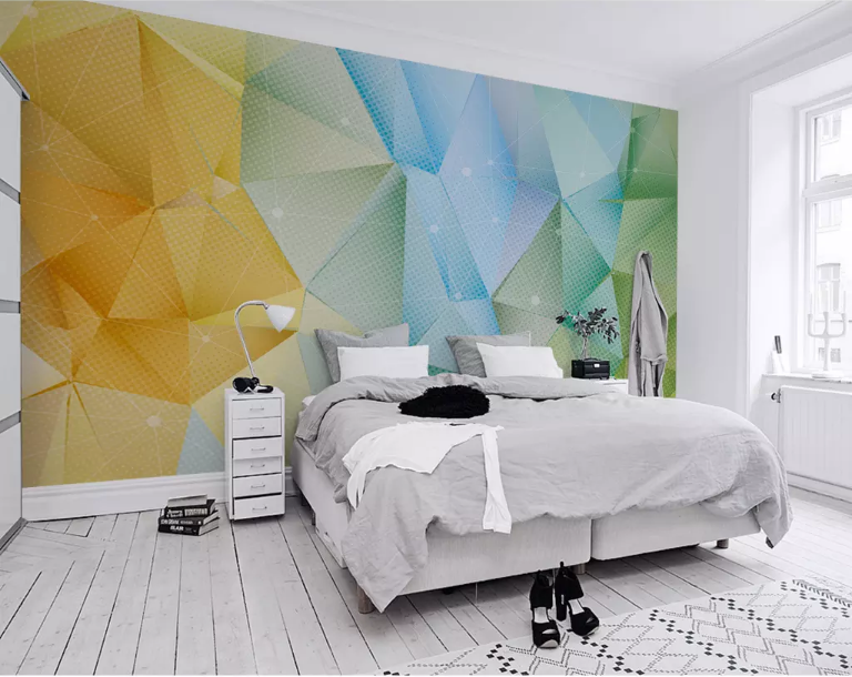 3D Color Geometry 2065 Wall Murals