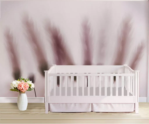 3D Purple Straw 2176 Wall Murals