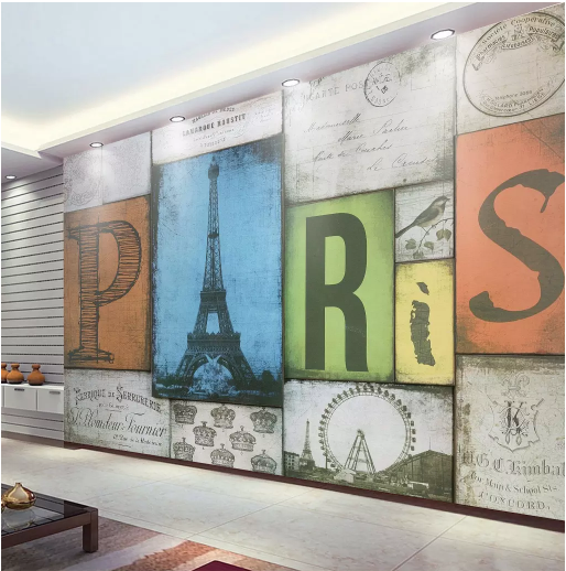 3D Iron Tower 2029 Wall Murals