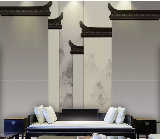 3D White Pillar 2034 Wall Murals
