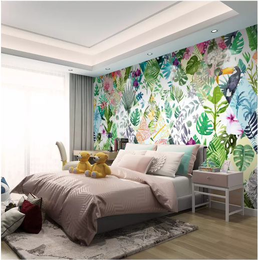 3D Color Plant 2131 Wall Murals