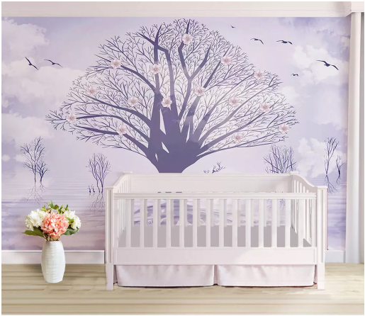 3D Lonely Tree 2185 Wall Murals