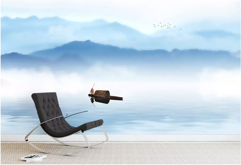 3D Landscape River 2195 Wall Murals