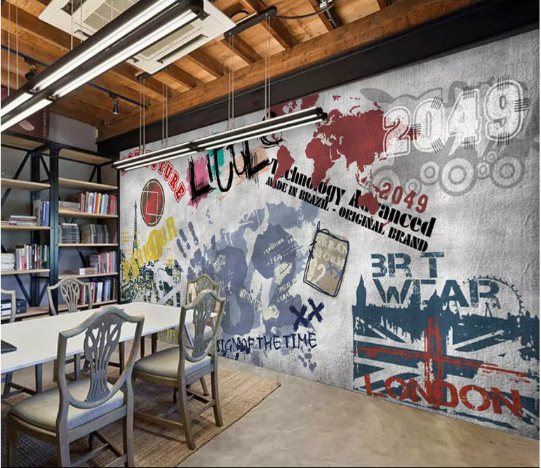 3D Color Graffiti 2022 Wall Murals