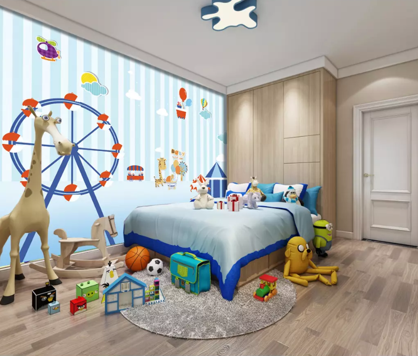 3D Cartoon Amusement Park 1603 Wallpaper AJ Wallpaper 2