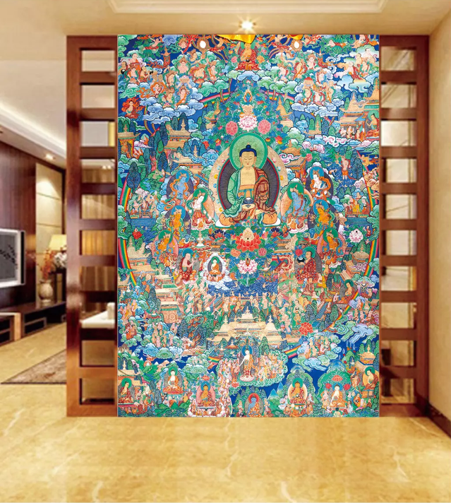 3D Painting Thangka 1660 Wallpaper AJ Wallpaper