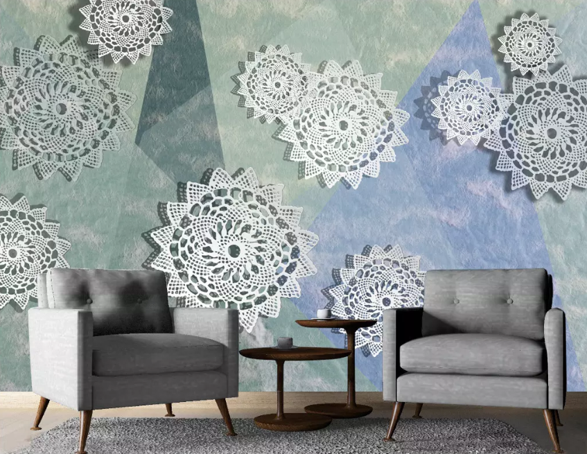 3D Paper Cutting Lace 1532 Wallpaper AJ Wallpaper 2