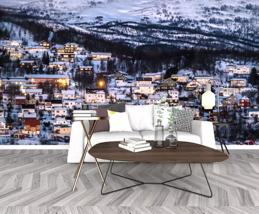 3D Small Town Light 1518 Wallpaper AJ Wallpaper 2