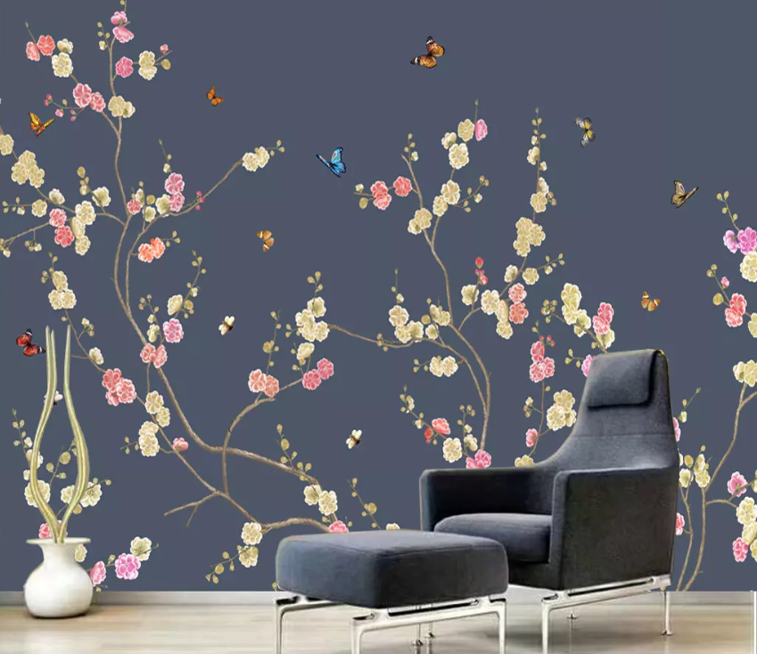 3D Colorful Butterfly Flying 1514 Wallpaper AJ Wallpaper 2