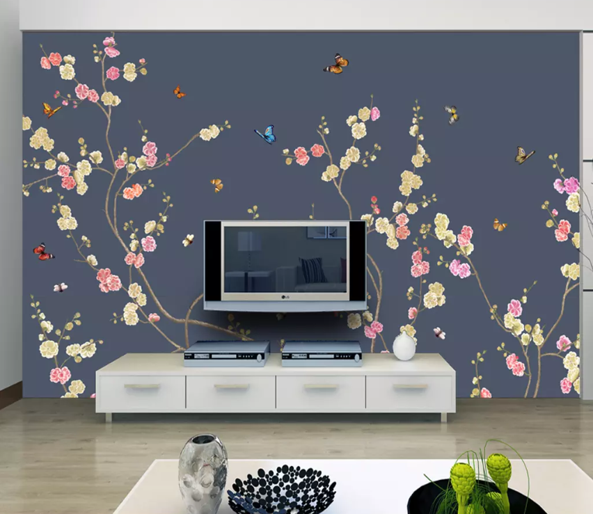 3D Colorful Butterfly Flying 1514 Wallpaper AJ Wallpaper 2