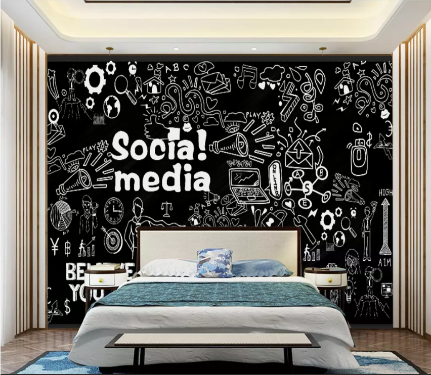 3D Blackboard Speaker 1500 Wallpaper AJ Wallpaper 2