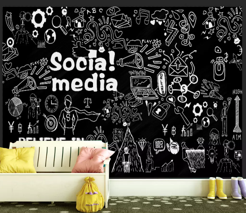 3D Blackboard Speaker 1500 Wallpaper AJ Wallpaper 2