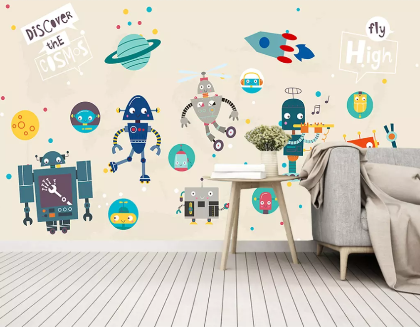 3D Robot Rocket 1482 Wallpaper AJ Wallpaper 2