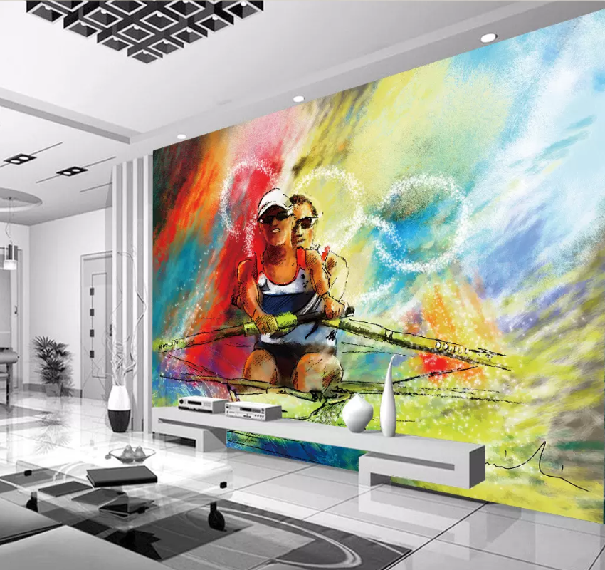 3D Double Kayaking 1480 Wallpaper AJ Wallpaper 2