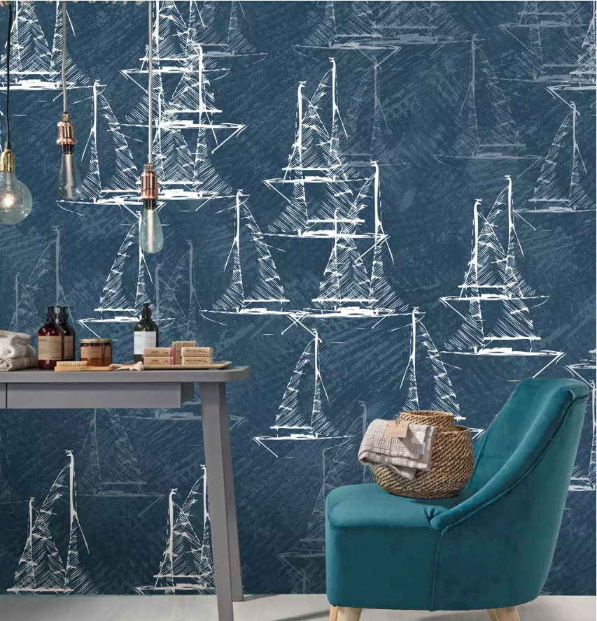 3D Boat Sketch 1457 Wallpaper AJ Wallpaper 2