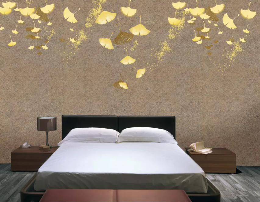 3D Yellow Leaves Falling 1425 Wallpaper AJ Wallpaper 2